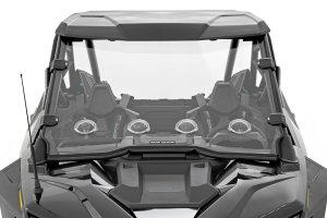 Polaris RZR PRO XP Vented Full Windshield - Rough Country - Scratch Resistant - '20-'21 Polaris RZR PRO XP Vented Full Windshield - Rough Country - Scratch Resistant - '20-'21